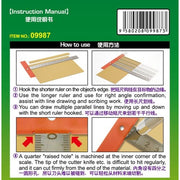 Trumpeter 09987 Stainless T Ruler L-Size