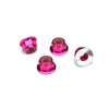 Traxxas 1747P Flanged Serrated Lock Nuts 4mm Pink Anodized Aluminium 4pc