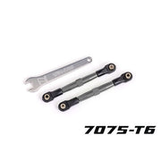 Traxxas 2445A Front Toe Links 7075-T6 Aluminium Charcoal Grey 2pc