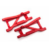 Traxxas 2555R HD Suspension Arms 2WD Rear 2pc Red
