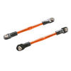 Traxxas 3139T Turnbuckles Aluminium with Toe Links 59mm Assembled Orange 2pc