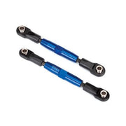 Traxxas 3643X Camber Links Front (Tubes Blue-Anod 7075-T6 Aluminium) (83mm) (2)/ Rod Ends (4)/ Wrench (1)