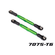 Traxxas 3644G Rear Camber Links 7075-T6 Aluminium Tubes with Rod Ends Green