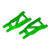 Traxxas 3655G Suspension Arms Green Front/Rear Left and Right Heavy Duty 2pc