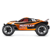 Traxxas Rustler 1/10 XL-5 2WD RC Stadium Truck with LED Lighting Orange 37054-61