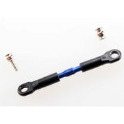 Traxxas 3737A Front Turnbuckle Aluminium with Camber Link 39mm Assembled Blue