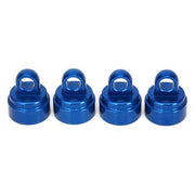 Traxxas 3767A Aluminium Shock Caps Blue Anodized