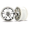 Traxxas 3774 Twin-Spoke 2.8 inch Rear Wheels Chrome