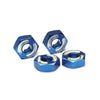 Traxxas 4954X 6061-T6 Aluminium Wheel Hubs Hex and Axle Pins Blue