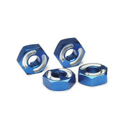 Traxxas 4954X 6061-T6 Aluminium Wheel Hubs Hex and Axle Pins Blue