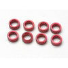 Traxxas 5133 Aluminium Pushrod Spacer Red 8pc