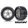 Traxxas 5174A Talon Tyres and Split-Spoke Satin-Finish Wheels Assembled and Glued 2pc