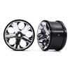 Traxxas 5576 Front All Star Wheels 2.8 inch Chrome 2pc