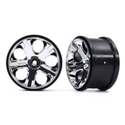 Traxxas 5576 Front All Star Wheels 2.8 inch Chrome 2pc