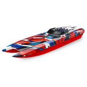 Traxxas 57046-4 M41 Widebody 40in Catamaran 1/10 Electric RC Boat Red