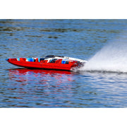 Traxxas 57046-4 M41 Widebody 40in Catamaran 1/10 Electric RC Boat Red