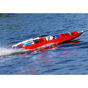 Traxxas 57046-4 M41 Widebody 40in Catamaran 1/10 Electric RC Boat Red