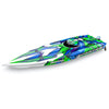 Traxxas 57076-4 Spartan 36in Brushless Muscleboat 1/10 Electric RC Boat Green