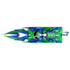 Traxxas 57076-4 Spartan 36in Brushless Muscleboat 1/10 Electric RC Boat Green