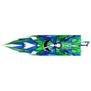 Traxxas 57076-4 Spartan 36in Brushless Muscleboat 1/10 Electric RC Boat Green