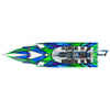 Traxxas 57076-4 Spartan 36in Brushless Muscleboat 1/10 Electric RC Boat Green