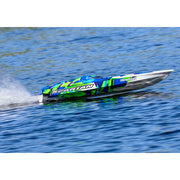 Traxxas 57076-4 Spartan 36in Brushless Muscleboat 1/10 Electric RC Boat Green