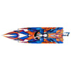 Traxxas 57076-4 Spartan 36in Brushless Muscleboat 1/10 Electric RC Boat Orange