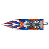 Traxxas 57076-4 Spartan 36in Brushless Muscleboat 1/10 Electric RC Boat Orange