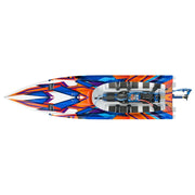 Traxxas 57076-4 Spartan 36in Brushless Muscleboat 1/10 Electric RC Boat Orange