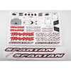 Traxxas 5713 Spartan Decal Sheet