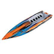 Traxxas 5735 Spartan Hull Fully Assembled Orange Graphics