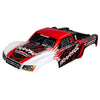 Traxxas 5824R Slash 4WD Body Decals Applied Keegan Kincaid Red