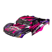 Traxxas 5851P Slash 2WD Body Decals Applied Pink and Purple