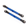 Traxxas 6742X Toe Links (Tubes Blue-Anod 7075-T6 Aluminium) (87mm) (2)/ Rod Ends (4)/ Alum Wrench (1)