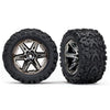 Traxxas 6773X 2.8 Talon Extreme Tyres and Wheels Assembled Glued Black/Chrome