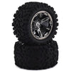 Traxxas 6773X 2.8 Talon Extreme Tyres and Wheels Assembled Glued Black/Chrome