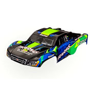 Traxxas 6812G Slash 2WD VXL Body Decals Applied Green and Blue