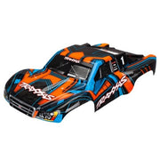 Traxxas 6844 Slash 4WD Body Decals Applied Blue and Orange