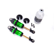 Traxxas 7461G GTR Long Shocks Assembled without Spings PTFE-coated Bodies with Tin Shafts Green 2pc
