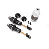 Traxxas 7461X Shocks GTR Long Hard-Anodized PTFE-Coated Bodies with TiN Shafts Assembled Without Springs 2pc