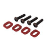 Traxxas 7759R Washers Motor Aluminium 18mm Red 4pc