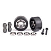 Traxxas 7775A Wheelie Bar Wheels Set 6061-T6 Anodised Aluminium Dark Titanium
