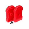 Traxxas 8022 Fuel Canisters 2pc Red