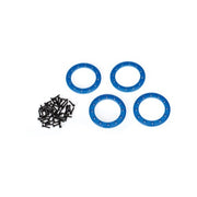 Traxxas 8169X Aluminium Beadlock Rings 1.9 inch Blue 4pc