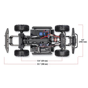 Traxxas TRX4 1/10 Land Rover Defender RC Trail Crawler (Black) 82056-4
