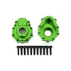 Traxxas 8251G 6061-T6 Aluminium Outer Portal Housings Green 2pc