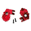 Traxxas 8252R 6061-T6 Aluminium Inner Front Portal Housings Red 2pc