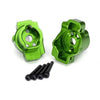 Traxxas 8256G 6061-T6 Aluminium Left and Right Rear Portal Drive Axle Mount Green