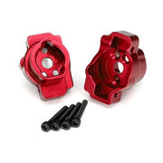 Traxxas 8256R 6061-T6 Aluminium Left and Right Rear Portal Drive Axle Mount Red