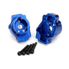 Traxxas 8256X 6061-T6 Aluminium Left and Right Rear Portal Drive Axle Mount Blue
